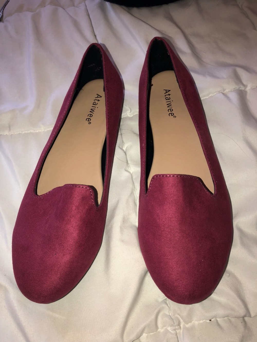 Red Loafer flats - size 8.5